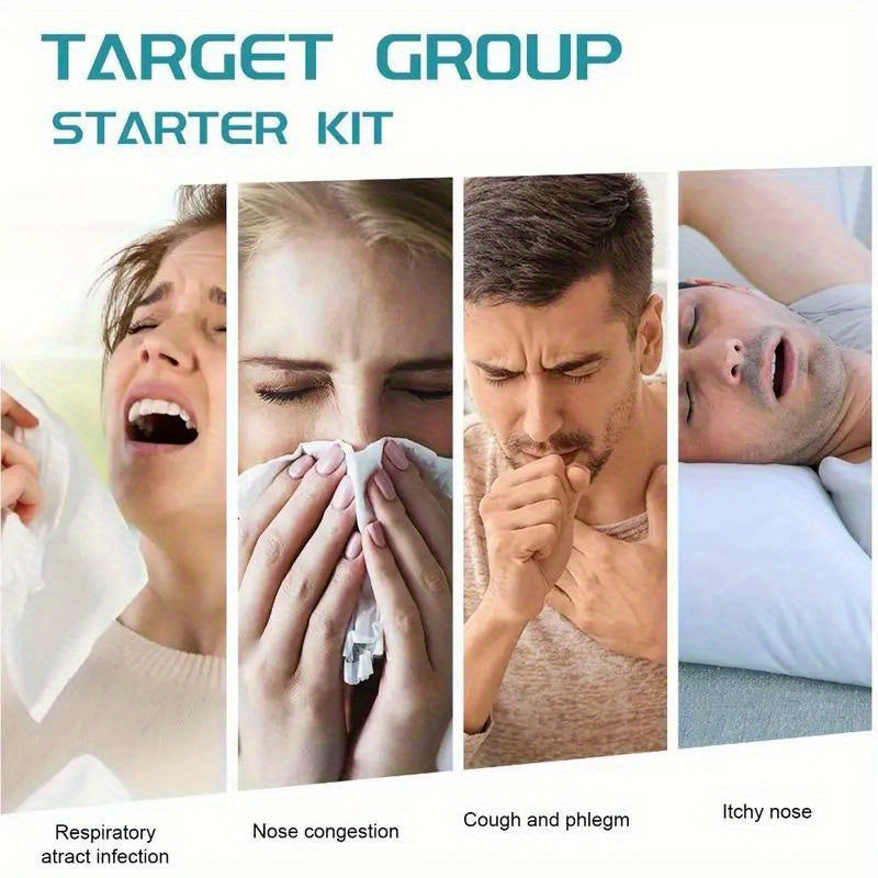 Magnetic Nasal Dilator Kit – 4 Clips, 30 Magnet Patches & Picker for Better Breathing & Comfort