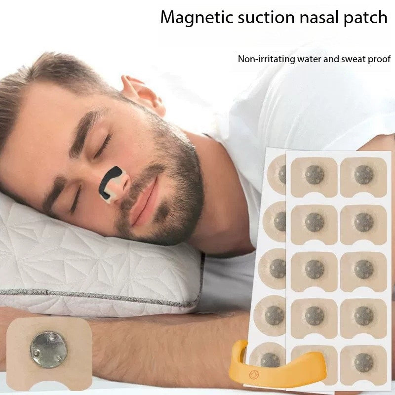 Magnetic Nasal Dilator Kit – 4 Clips, 30 Magnet Patches & Picker for Better Breathing & Comfort